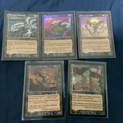 MTG Phyrexian Carrier Cycle Foil Urza's Saga English Set Pack - Image 1