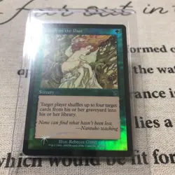 Dwell on the Past Foil MTG Nostalgic Card Unused Waterproof PSA Graded - Image 1