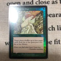 Dwell on the Past Foil MTG Nostalgic Card Unused Waterproof PSA Graded - Image 2