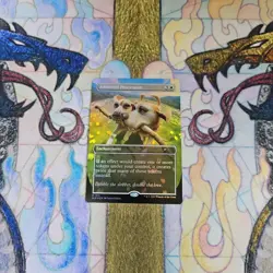Selected MTG EDH Raining Cats and Dogs Double-Sided Foil Unused - Image 1