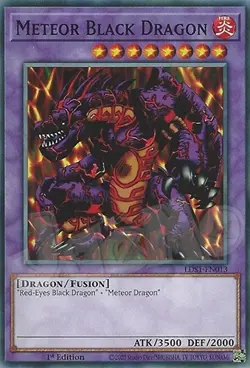 Yugioh - Meteor Black Dragon - 1st Edition LP - Plus Free Holo Card - Image 1