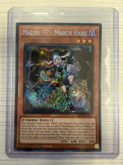 Maliss P March Hare Secret Rare 1st Edition ALIN-EN023 Yugioh - Image 1
