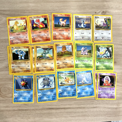 Lot Of 20 Base Set Pokemon Cards Vintage WOTC LP Good Condition - Image 1