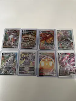 Pokemon TCG Lot Of 8 VMAX Cards All In Near Mint Condition - Image 1