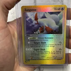 Pokemon EX Sandstorm ZANGOOSE Reverse Holo 14/100 RARE Pokemon Card 2003 LP/NM - Image 2