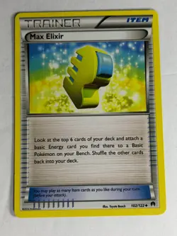 Pokemon Card XY BREAKpoint Max Elixir 102/122 NM - Image 1