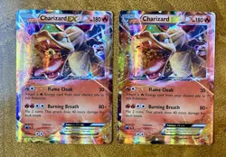 Charizard EX 11/83 Generations XY 2016 Pokemon Ultra Rare Holo (2 Cards) LP-NM - Image 1