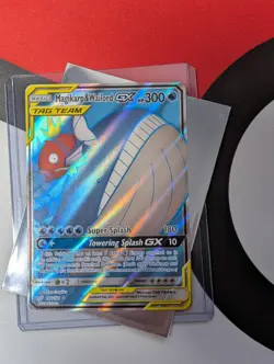 Pokemon TCG Magikarp Wailord GX Tag Team Full Art Holo Card 160/181 NM Condition - Image 2