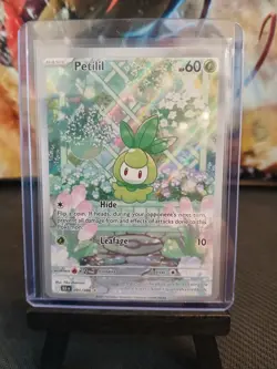 Petilil 091/086 Sv: Black Bolt English Pokemon Card NM - Image 2
