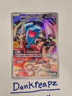 Team Rocket's Wobbuffet SVP 203 Promo card Destined Rivals SV10 - Image 1