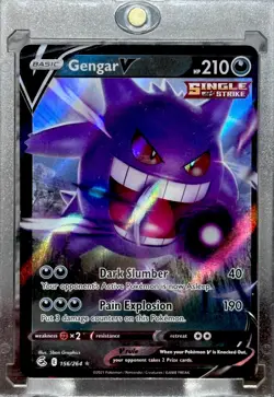 GENGAR RARE BLACK REFRACTOR HOLO RAINBOW FOIL SP Pokemon TCG INVESTMENT Card - Image 1