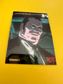 Ghost in the Shell Card No.07 nakamura FOIL 1997 Japanese BANDAI AMADA - Image 3