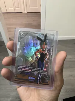 English Dragon Ball Super Bulma Holo Trading Card Wish For Shenron Fb07-113 - Image 1