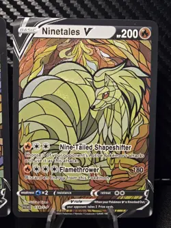 Vulpix & Ninetales CUSTOM Stained Glass Holo Cards -Dissplay Only - Image 4