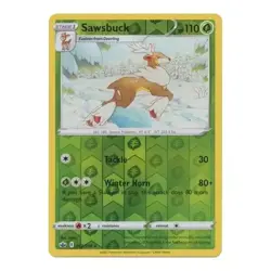 Sawsbuck 012/198 Reverse Holo Rare Chilling Reign Pokemon Cards TCG Near Mint NM - Image 1