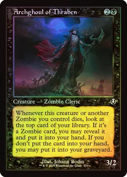 MTG FOIL Archghoul of Thraben Retro Frame - Innistrad Remastered #370 - Image 1