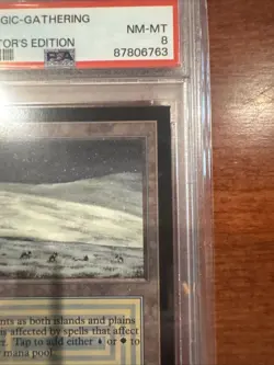 TUNDRA 1993 MAGIC THE GATHERING CE PSA 8 Dual Land Ultimate Power 🦾🫵 - Image 5