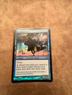 1x MP MTG Soratami Seer Foil signed by Glen Angus - Image 1