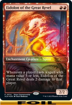 1x - Eidolon of the Great Revel - FOIL - Game Day Promos - NM MTG - Image 1