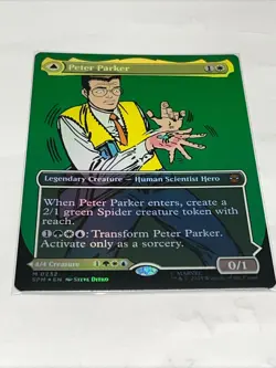 Peter Parker (0232) (Borderless Foil) MTG x Marvel's Spider-Man - NM 🔥 - Image 1