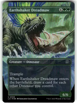 Earthshaker Dreadmaw (Borderless) The Lost Caverns of Ixalan Foil - Image 1