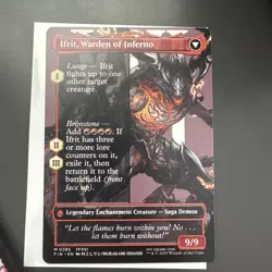 Clive, Ifrit's Dominant (Borderless) Final Fantasy Magic The Gathering MGT - Image 2