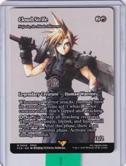 Najeela the Blade-Blossom (Cloud Strife)(Borderless) * Final Fantasy MTG - Image 1