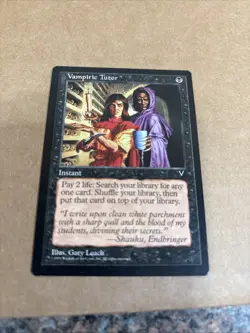 Vampiric Tutor HP MTG Magic the Gathering Visions - Image 1