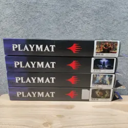 Ultra Pro MTG Playmat Lot of 4 Magic the Gathering Fallout Caesar Wilds Eldraine - Image 1