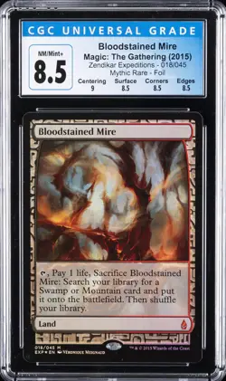 2015 MAGIC: THE GATHERING #018/045 BLOODSTAINED MIRE CGC 8.5 - Image 1