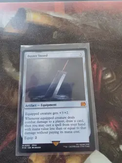 Buster Sword - #255 Regular - Final Fantasy - Mtg - Mythic - Image 1