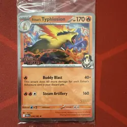Pokemon TCG Destined Rivals Prerelease Staff Promo Cards Set Sealed - Image 1