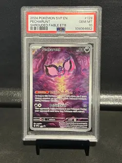 PSA 10 Pokemon Pecharunt 129 SVP: Scarlet & Violet Promo Cards - Image 1