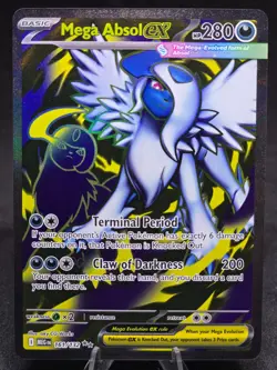 Pokemon TCG Mega Absol ex 161/132 Mega Evolutions Ultra Rare NM - Image 1