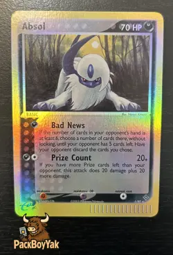 Absol 1/97 Pokemon 2003 ex Dragon Reverse Holofoil - Moderately Played - Image 1