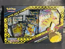 Pokemon TCG Sword & Shield Game Crown Zenith Pikachu VMAX Special Collection Box 820650851889 - Image 1