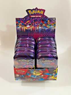 Pokemon TCG Mega Evolution Mini Tin Display - 10 Sealed Mini Tins w/ Display Box - Image 1