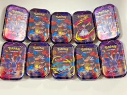 Pokemon TCG Mega Evolution Mini Tin Display - 10 Sealed Mini Tins w/ Display Box - Image 5