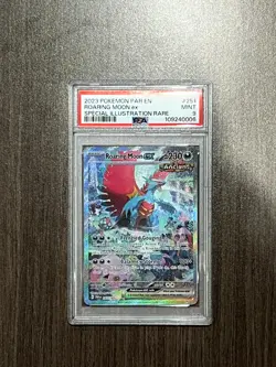 2023 POKEMON PAR EN-PARADOX RIFT, SPECIAL ILL. RARE, ROARING MOON EX - PSA 9! - Image 1
