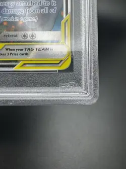 2019 POKEMON SM BLACK STAR PROMO #SM191 FA/MEWTWO & MEW GX PSA 10 - Image 3