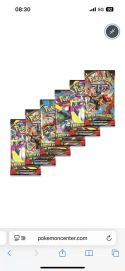Pokemon TCG: Mega Evolution Booster Bundle x2 (6 packs in each) - presale - Image 3