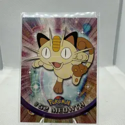 Topps Pokemon TV Animation Series Meowth #52 Blue Logo Non-Holo - Image 1