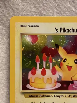 Promo ____'s Pikachu #24 Holo Pikachu Black Star Promo Pokemon WOTC 2000 - NM/MT - Image 2