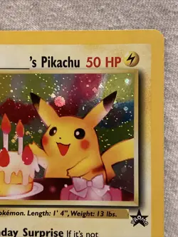 Promo ____'s Pikachu #24 Holo Pikachu Black Star Promo Pokemon WOTC 2000 - NM/MT - Image 3