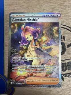 Pokemon Mega Evolution Acerola's Mischief Secret Illustration Rare, #183/132 - Image 2