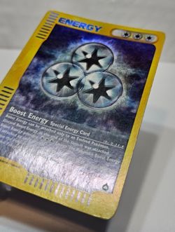 Boost Energy 145/147 Reverse Holo Uncommon Aquapolis Pokemon 6657 - Image 2