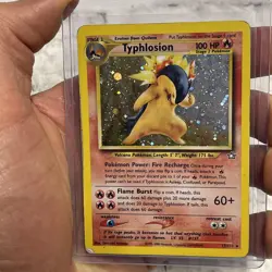 Pokemon TCG - Typhlosion 17/111 Holo Rare - WOTC Neo Genesis - MP/LP Vintage - Image 1