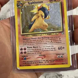 Pokemon TCG - Typhlosion 17/111 Holo Rare - WOTC Neo Genesis - MP/LP Vintage - Image 4