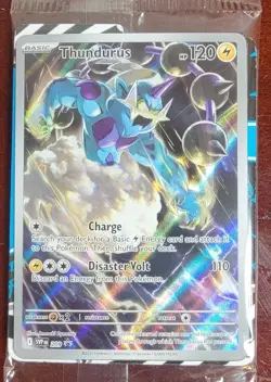 Pokemon Black Bolt Promo Thundurus #209 SVP EN Black Star Promo Sealed - Image 1