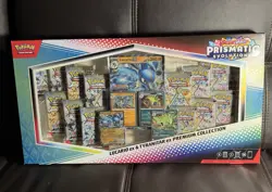 Pokemon Prismatic Evolutions Lucario ex & Tyranitar ex Premium Collection - Image 1